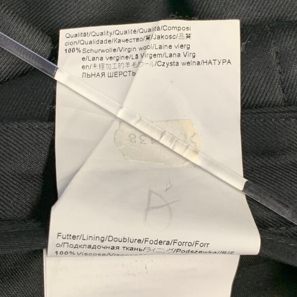 HUGO BOSS Size 44 Black Wool Single Breasted Notch Lapel Suit - Picture 15 of 16